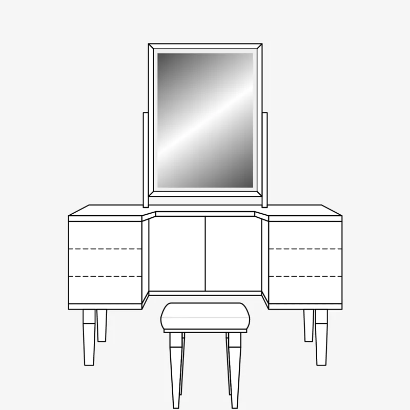 Dressing-Table-bespoke-stool