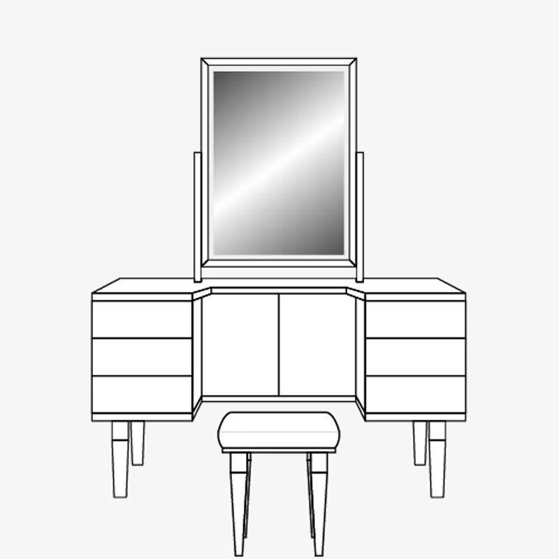 Dressing-Table-3-draw-stool